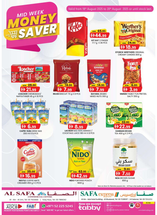 Midweek Money Saver - Al Safa & Safa Express, Al Ain