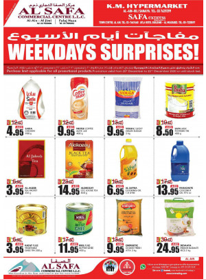 Weekdays Surprises - Al Ain