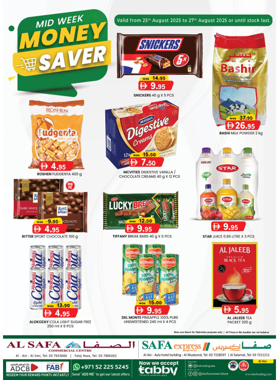 Midweek Money Saver - Al Safa & Safa Express, Al Ain