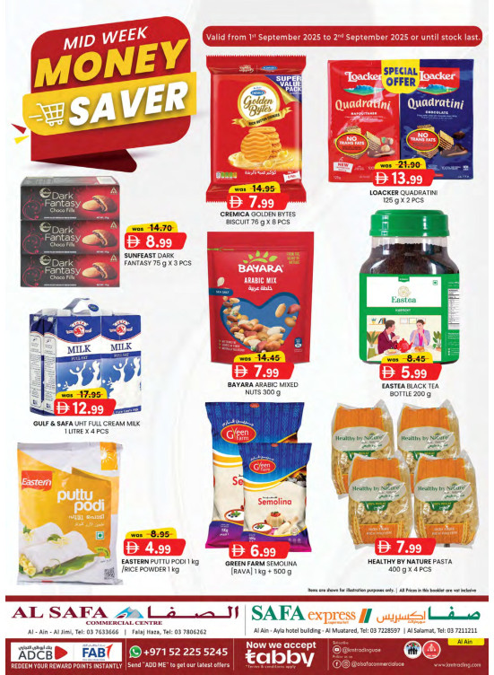 Midweek Money Saver - Al Safa & Safa Express, Al Ain
