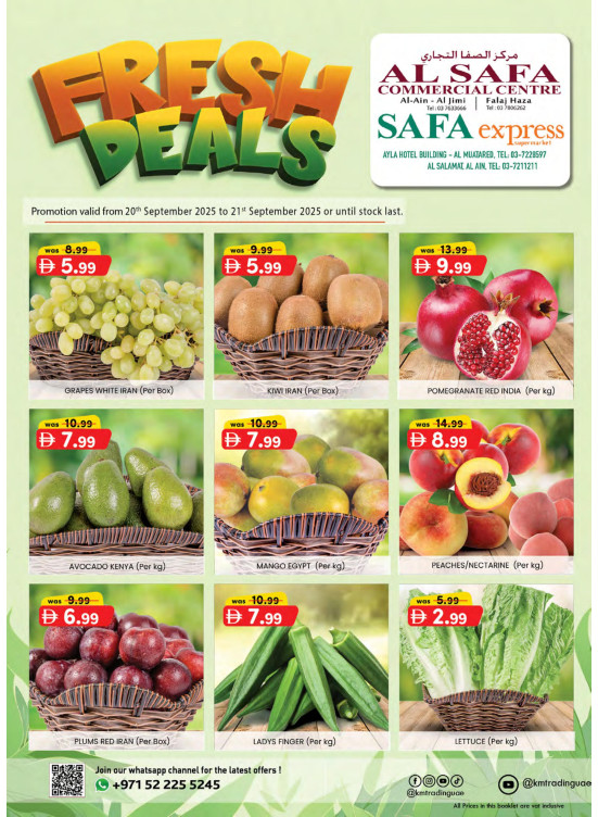 Fresh Deals - Al Safa & Safa Express, Al Ain