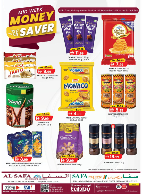 Midweek Money Saver - Al Safa & Safa Express, Al Ain