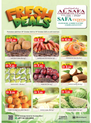 Fresh Deals - Al Safa & Safa Express, Al Ain