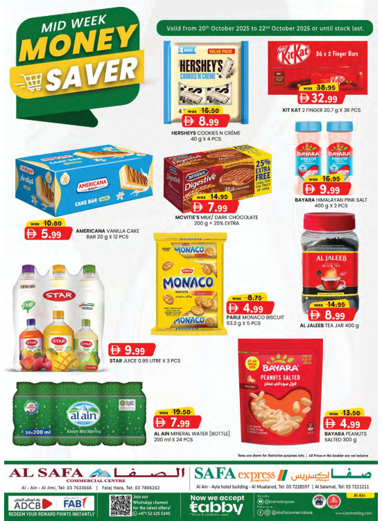 Midweek Money Saver - Al Safa & Safa Express, Al Ain