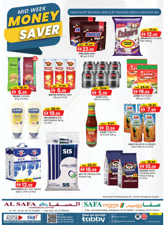 Midweek Money Saver - Al Safa & Safa Express, Al Ain