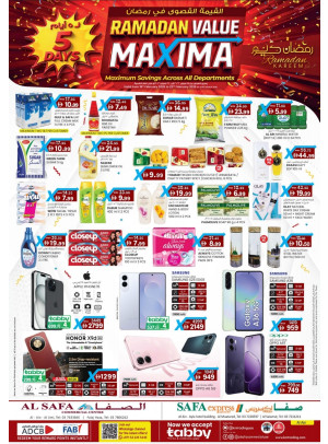 Ramadan Value Maxima - Al Safa & Safa Express, Al Ain
