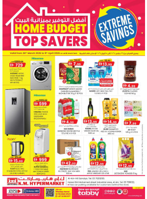 Home Budget Top Savers - Al Ain