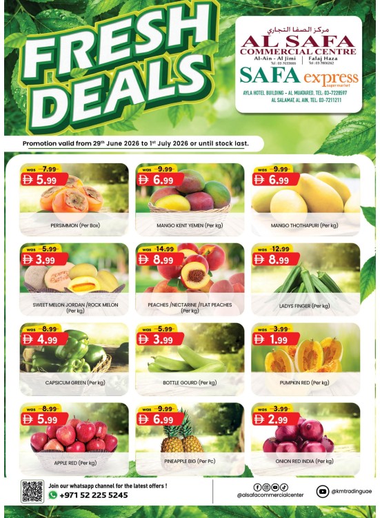 Fresh Deals - Al Safa & Safa Express, Al Ain