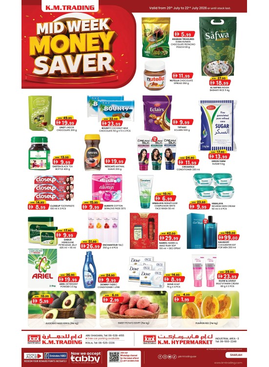 Midweek Money Saver - Sharjah