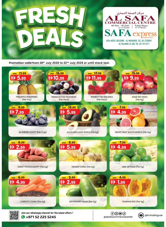 Fresh Deals - Al Safa & Safa Express, Al Ain