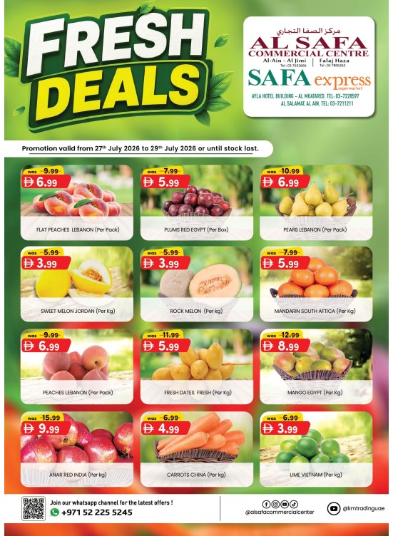 Fresh Deals - Al Safa & Safa Express, Al Ain