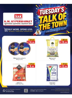 Tuesday's Talk Of The Town