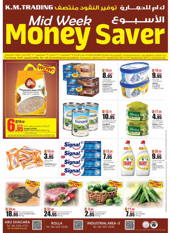 Midweek Money Saver - Sharjah