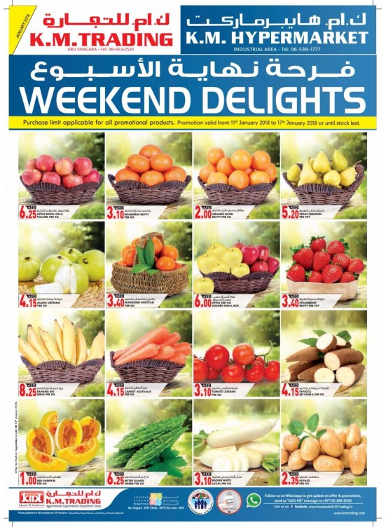 Weekend Delights - Sharjah Branches
