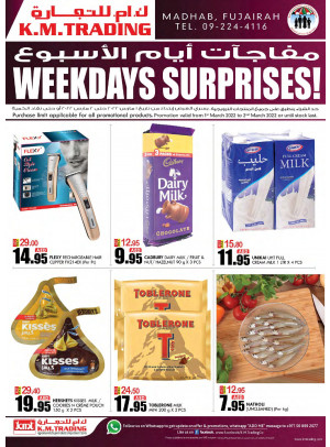 Weekdays Surprises - Fujairah