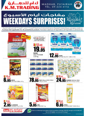 Weekdays Surprises - Fujairah