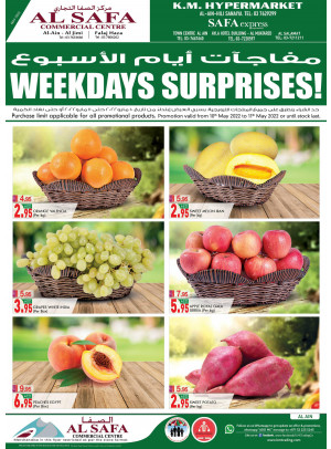 Weekdays Surprises - Al Ain