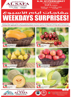 Weekdays Surprises - Al Ain