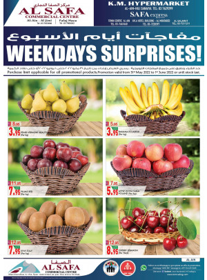 Weekdays Surprises - Al Ain
