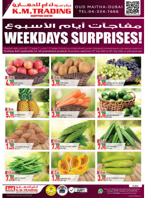 Weekdays Surprises - Dubai