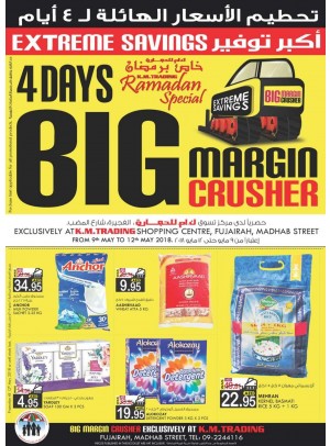 4 Days Big Margin Crusher Offers - Fujairah Branch