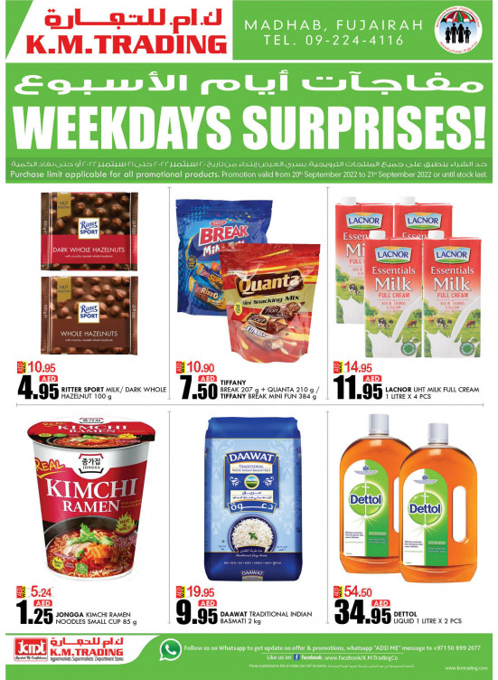 Weekdays Surprises - Fujairah