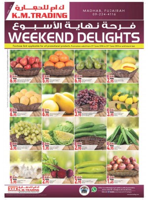 Weekend Delights Offers - Fujairah Branch