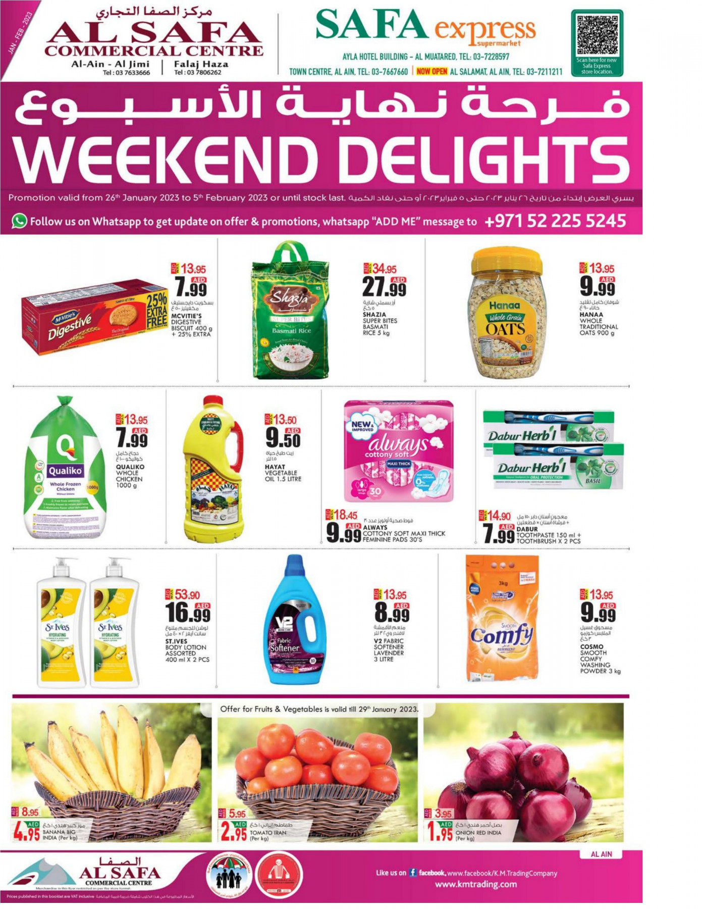 Weekend Delights - Al Safa & Safa Express, Al Ain from K.M. TRADING until  6th February - K.M. TRADING UAE Offers & Promotions