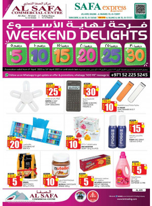 Weekend Delights - Al Safa & Safa Express, Al Ain
