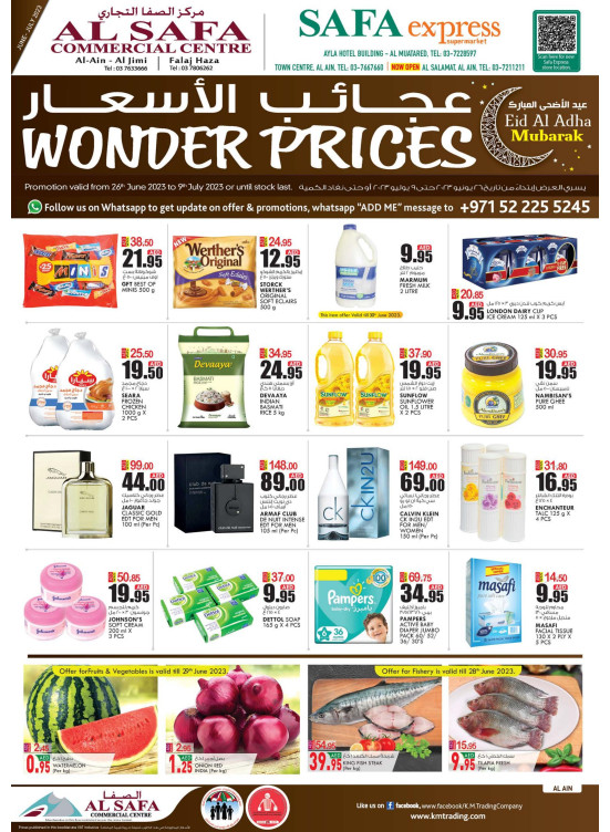Wonder Prices Al Safa & Safa Express, Al Ain from K.M. TRADING until
