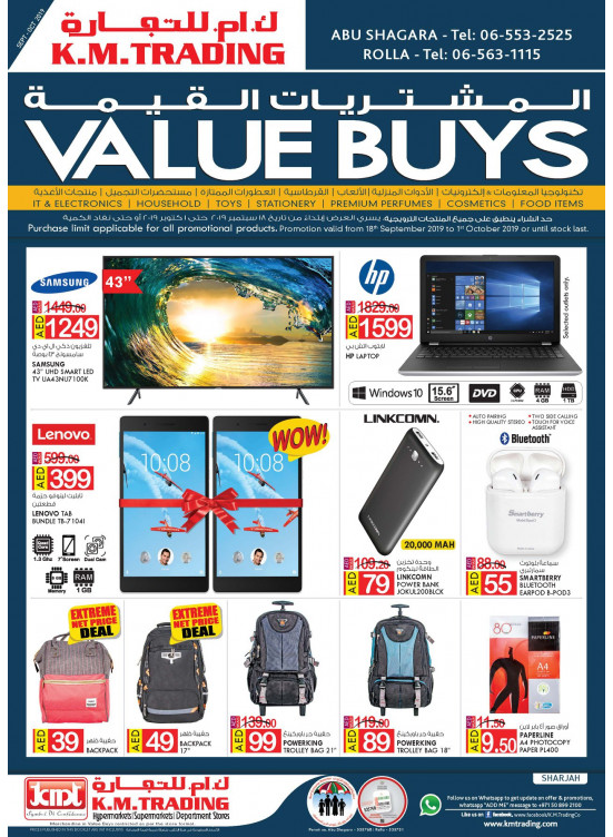 Value Buys - Abu Shagara & Rolla