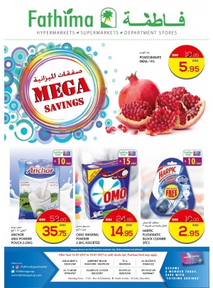 Mega Savings- Abu Dhabi and Al Ain - Al Yahar Branches
