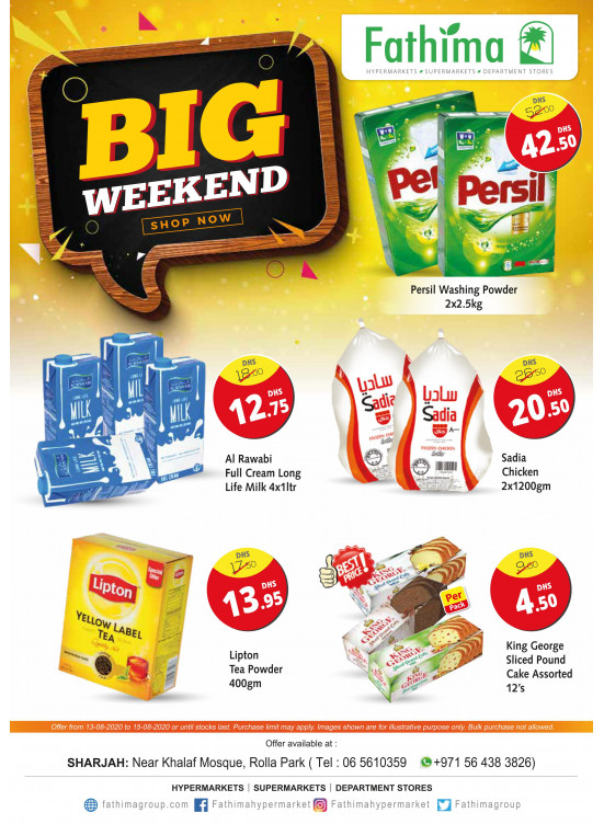 Big Weekend Offers - Sharjah