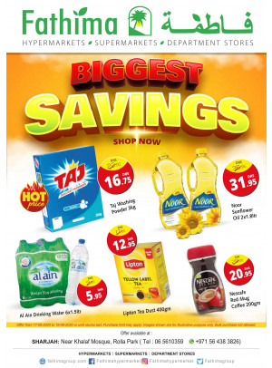 Biggest Savings - Sharjah