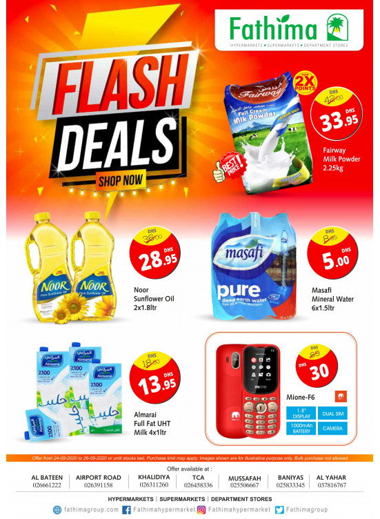 Flash Deals - Abu Dhabi & Al Yahar