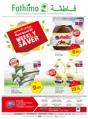 Weekly Savers - Abu Dhabi and Al Ain - Al Yahar Branches