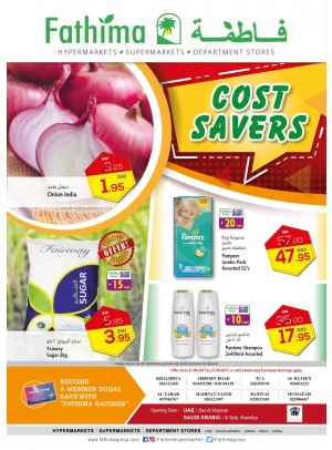 Cost Savers - Abu Dhabi and Al Ain- Al Yahar Branches