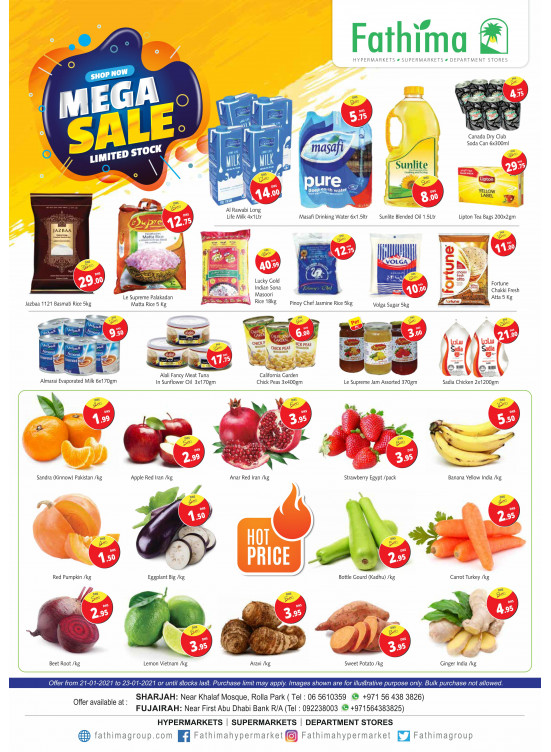 Mega Sale - Sharjah & Fujairah
