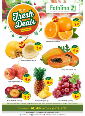 Fresh Deals - Al Yahar, Al Ain
