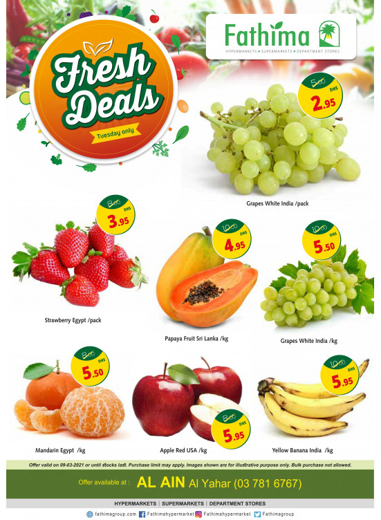 Fresh Deals - Al Yahar, Al Ain