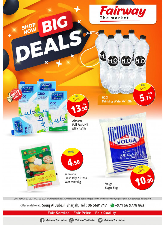 Big Deals - Fairway The Market, Souq Al Jubail