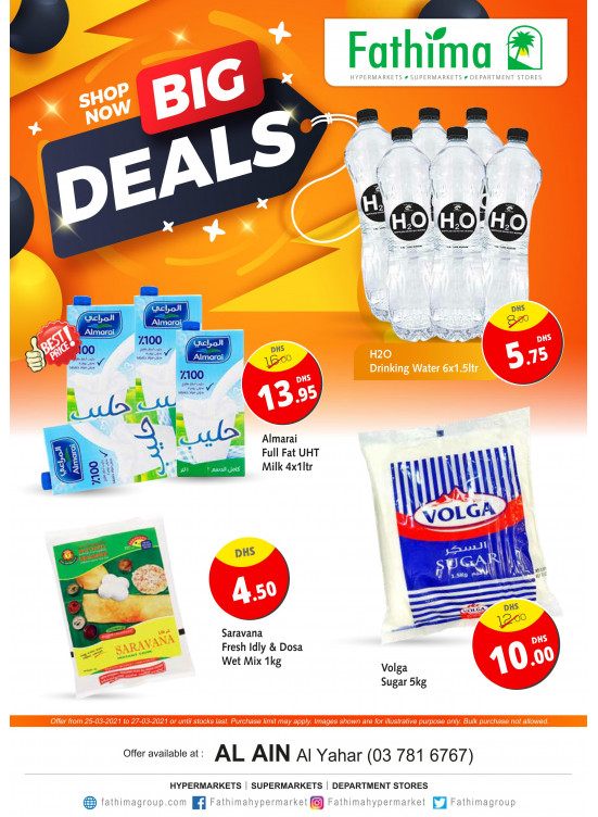 Big Deals - Al Yahar, Al Ain