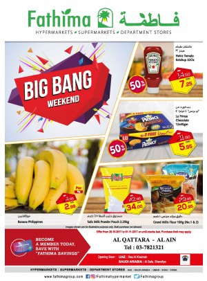 Big Bang Weekend Offers - Al Ain- Al Qattara Branch
