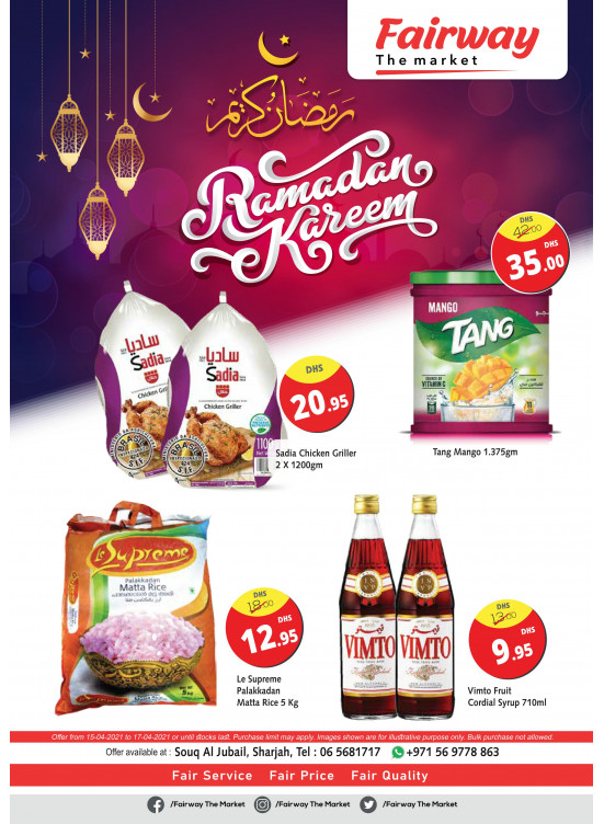 Ramadan 2021 Offers - Fairway The Market, Souq Al Jubail