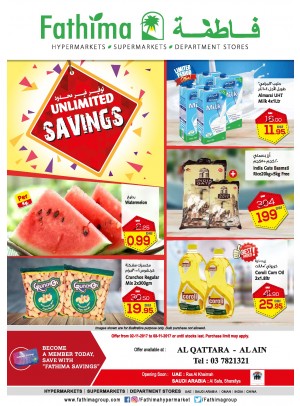 Unlimited Savings - Al Ain- Al Qattara Branch