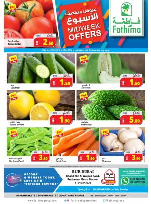 Special Midweek Offers - Bur Dubai Branch
