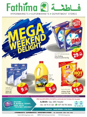 Mega Weekend Delight Offers - Ajman Branch