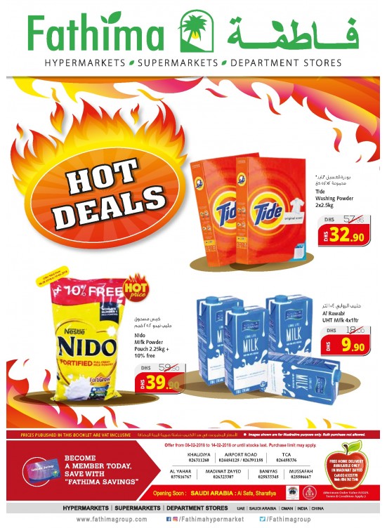 Hot Deals - Abu Dhabi Branches