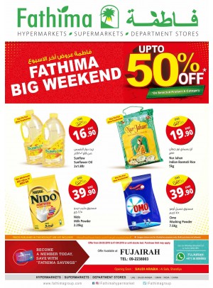 Amazing Weekend Offers - Up To 50% Off - Fujairah Branch