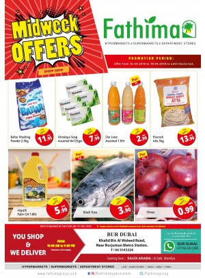 Midweek Offers - Bur Dubai Branch